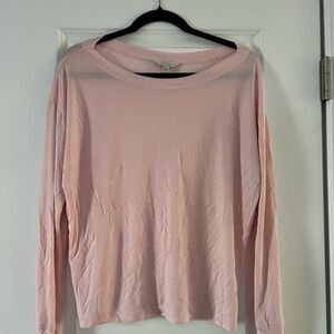 Light Pink Lucky Brand Long Sleeve Top